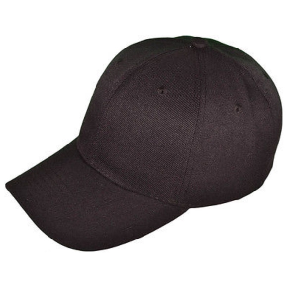 Accessories - New Adult Black Baseball Cap UNISEX